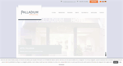 Desktop Screenshot of hotelpalladium.com
